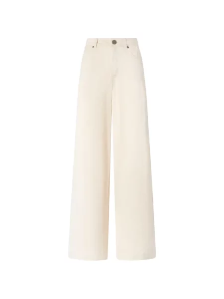 Pantaloni palazzo Pinko din țesătură twill