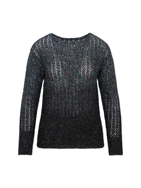 Sweter Maison Margiela z cekinami niebieski