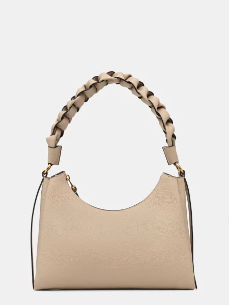 Rucsac Coccinelle din piele bej
