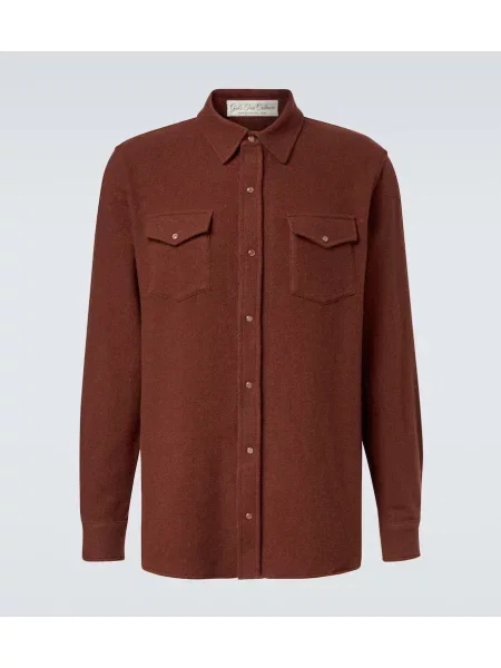 Kašmírová košile God's True Cashmere červená