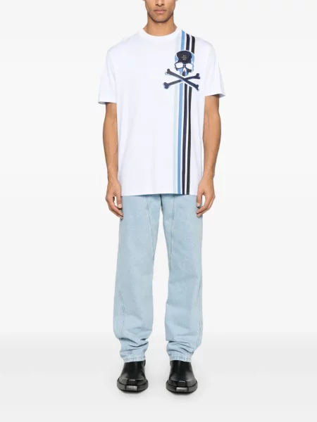 Tricou Philipp Plein alb