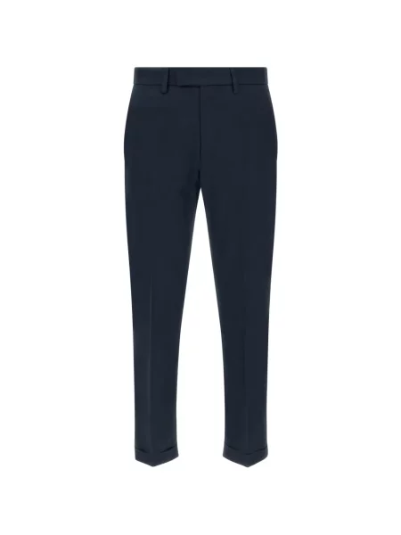 Pantaloni Department 5 plisate cu autograf albastru