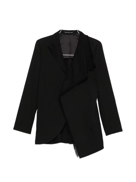 Асиметрично яке Yohji Yamamoto черно