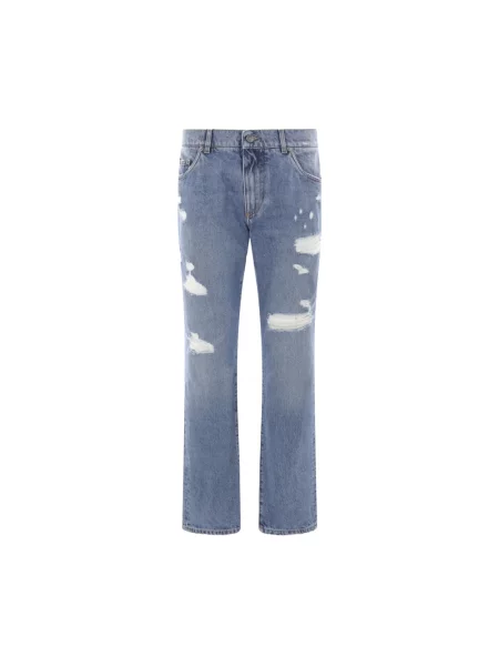 Jeansy Dolce And Gabbana retro niebieskie
