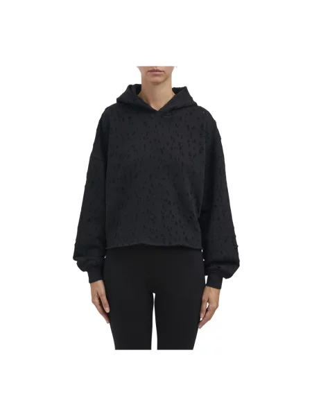 Bluza z kapturem Thom Krom z kapturem czarna