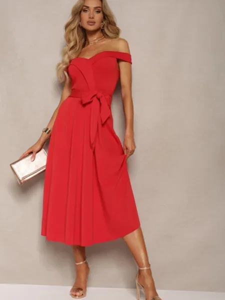 Rochie de Seara Spaniolă cu din Yellia roșie