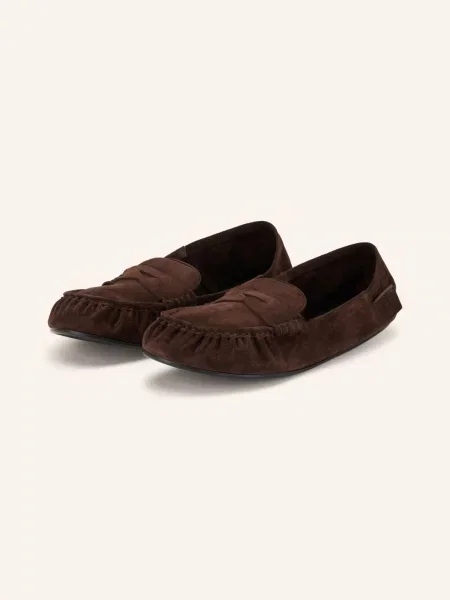 Polobotky Acne Studios hnědé