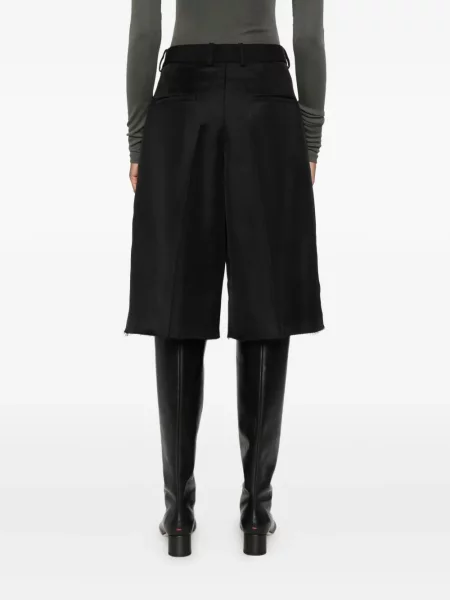 Pantaloni scurți Jil Sander negru