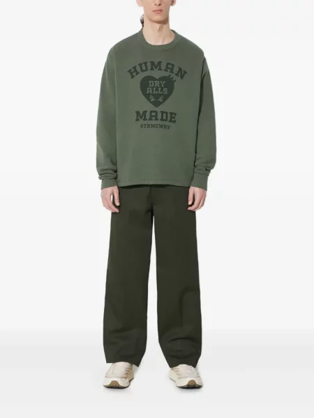 Hanorac Human Made cu imagine verde