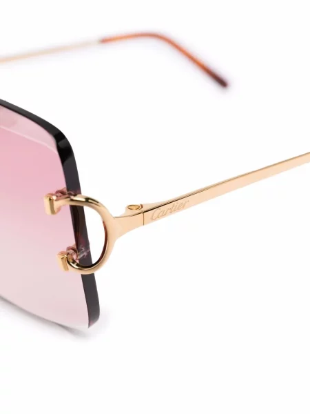 Sluneční brýle Cartier Eyewear s přechodem barev zlaté