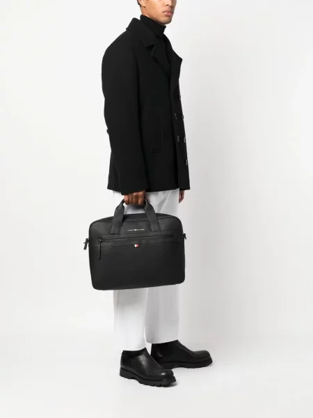 Taška na notebook Tommy Hilfiger černá