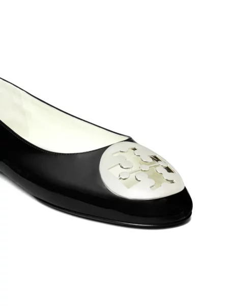 Balerini Tory Burch din piele negru
