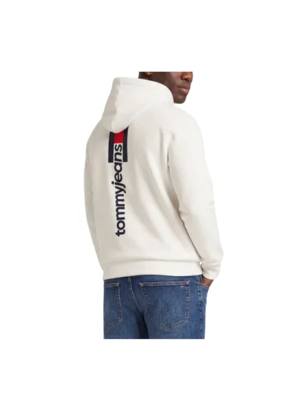 Bluza z kapturem Tommy Hilfiger beżowa