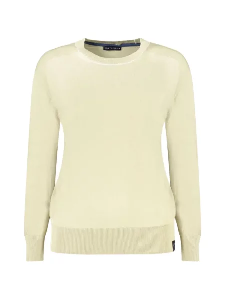 Pulover North Sails cu decolteu rotund verde