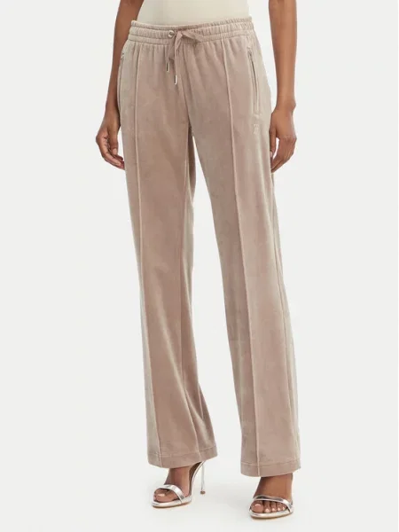 Juicy Couture Долнище анцуг Tina Straight Leg бежов