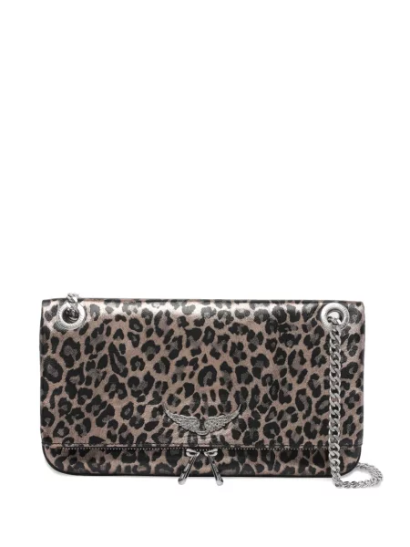 Colier Zadig&voltaire cu imagine cu imprimeu animal print