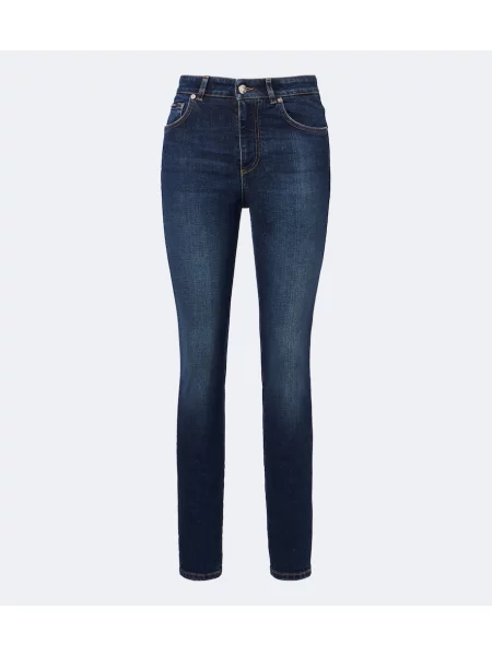 Blugi skinny Dolce&gabbana skinny fit albastru