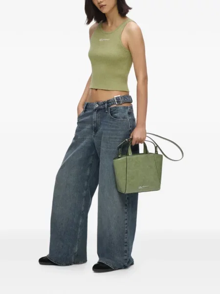 Top Karl Lagerfeld Jeans cu imagine verde