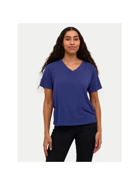 Kaffe Majica Regular Fit modra