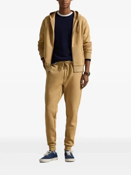 Dlouhá pruhovaná s límcem kšiltovka Polo Ralph Lauren modrá