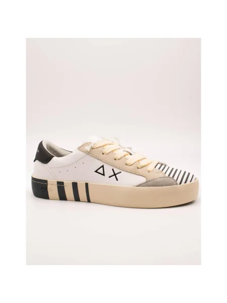 Pantofi Sun68 alb