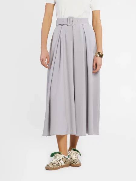 Спідниця міді Arber сірий