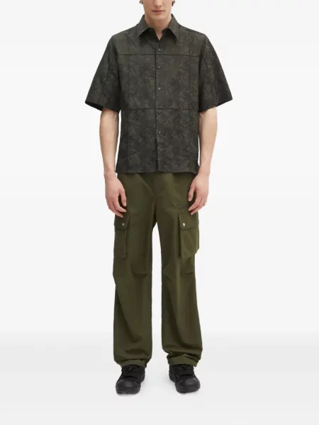 Риза Wales Bonner на цветя с принт зелено