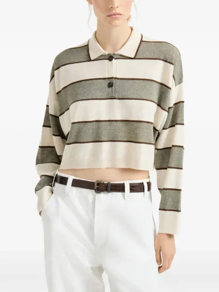 Polo Brunello Cucinelli cu dungi