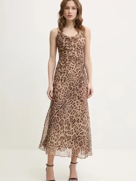 Bardot Rochie MONROE caramel / cappuccino / închis maro