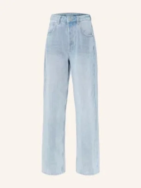 Mrs & Hugs Rovné Džíny light denim