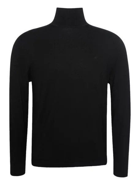 Cămașă Calvin Klein cu broderie negru