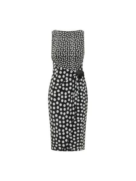 Sukienka Chiara Boni z nadrukiem czarna