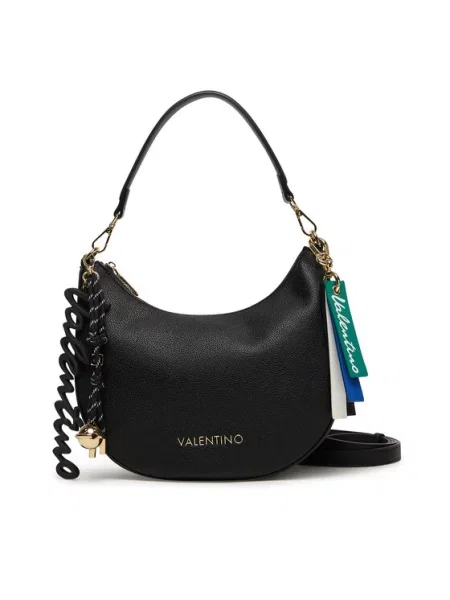 Torebka na ramię w skórzanym wyglądzie model RYTA' Valentino Bags czarna