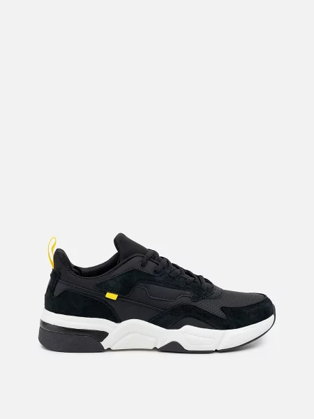 YUKI Кросівки Комбінований верх чорний