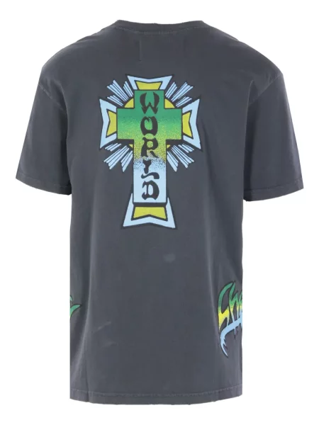 Tricou Cherry World cu imagine gri