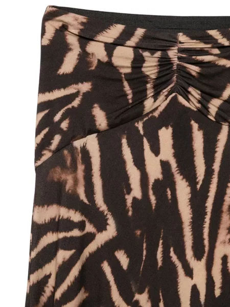 Spódnica midi Ba&sh do kolan brązowa