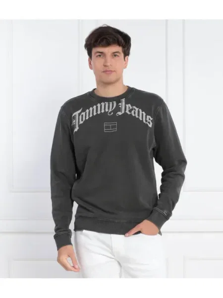 Tommy Jeans Hanorac TJM GRUNGE ARCH | Relaxed fit gri