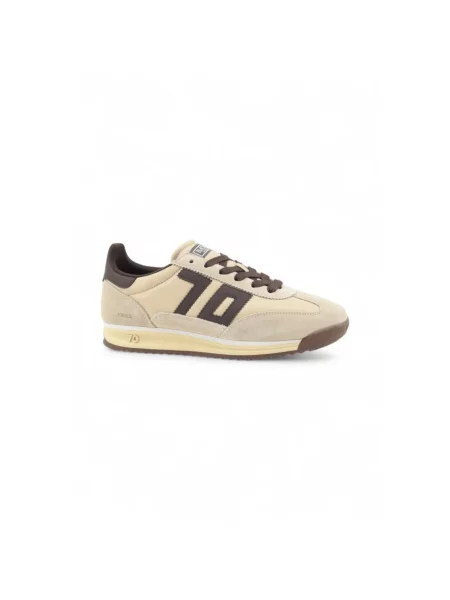 Sneakersy Back70 skórzane beżowe