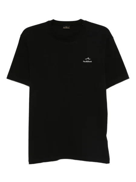 Tricou Paul & Shark cu broderie negru