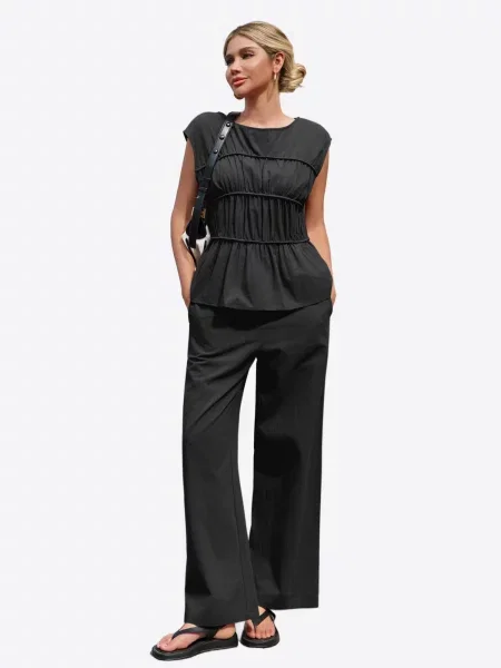 Imily Bela Costum cu pantaloni negru