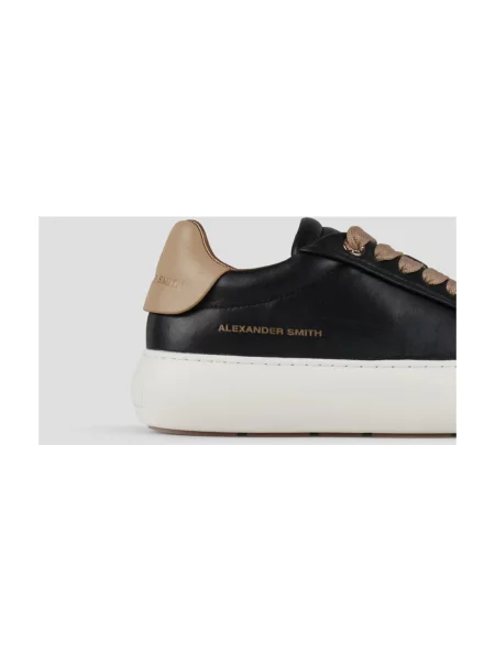 Sneakersy Alexander Smith skórzane czarne