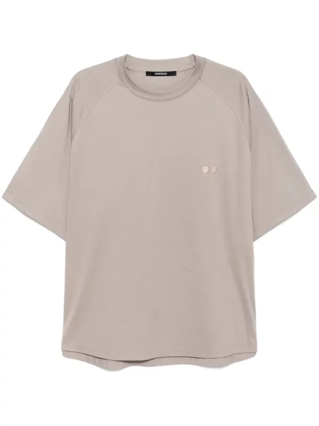 Tricou Songzio cu broderie gri