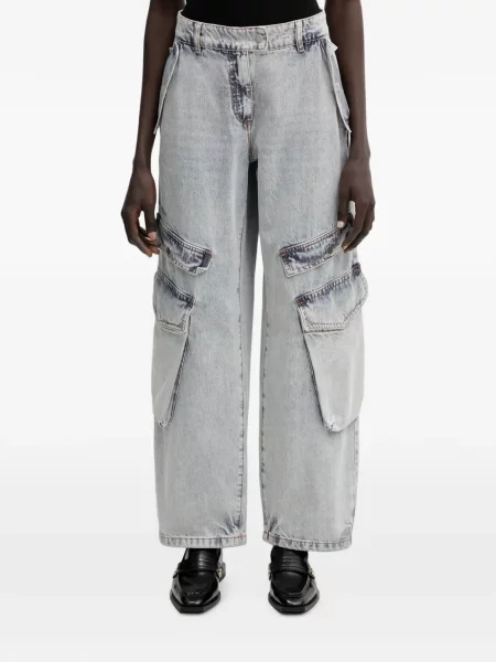 Pantaloni cargo Wrstbhvr albastru