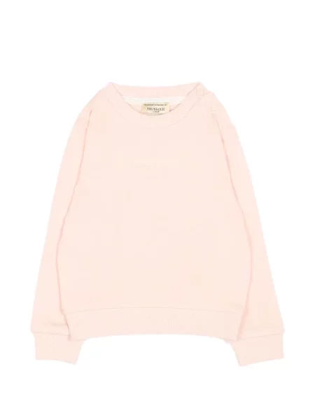 Bluza z kapturem dziecięca Trussardi różowa