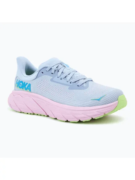 Дамски обувки за бягане HOKA Arahi 7 gull/pink twilight синьо