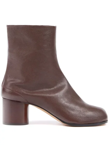Cizme scurte Maison Margiela din piele maro