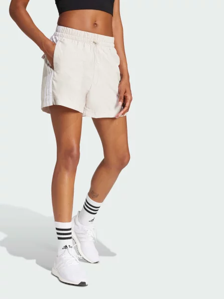 Повседневные шорты Adidas бежевые