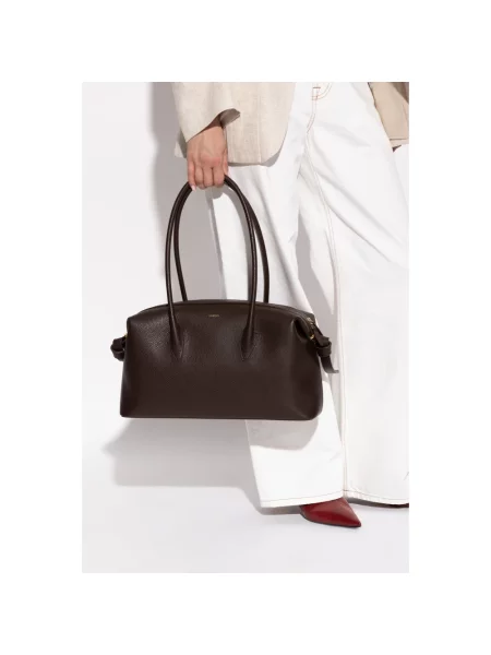 Yuzefi torebka skórzana BRIOCHE DUFFLE brązowy