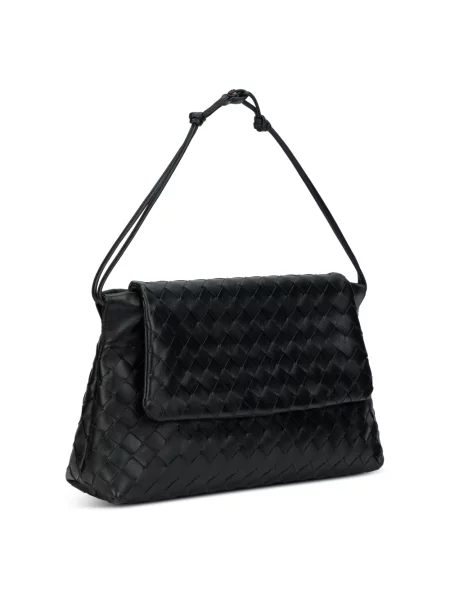Torebka Bottega Veneta skórzana czarna