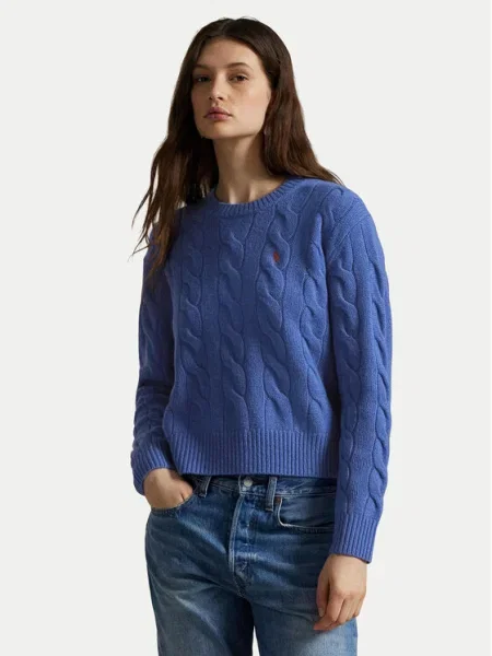 Polo Ralph Lauren Pulover Straight Fit albastru